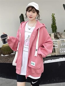 春季新款 印花连帽衫图片