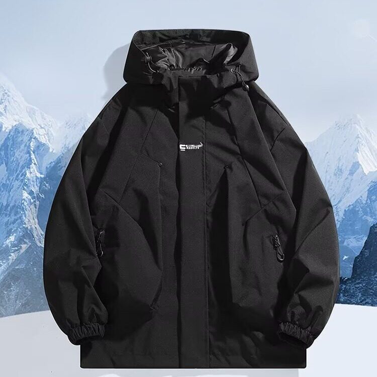 冲锋衣外套男秋季2025新款户外登山服潮牌休闲工装夹克W6621-P47,男装夹克,星座412-1