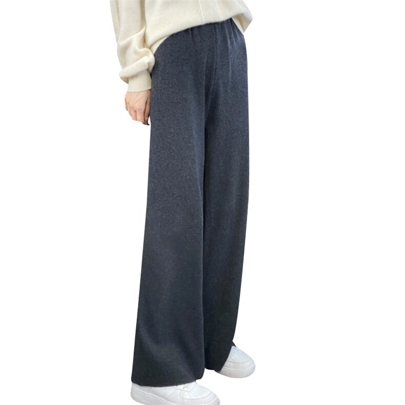 秋季新款简约通勤百搭宽松直筒裤女高腰显瘦休闲裤,女装休闲裤,东远绒业