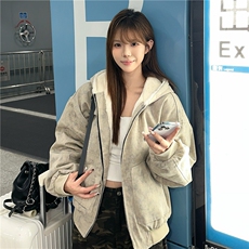 冬季座山雕外套男加厚毛领棉服潮流工装棉衣棉袄12223-103，男装棉衣，电商C307