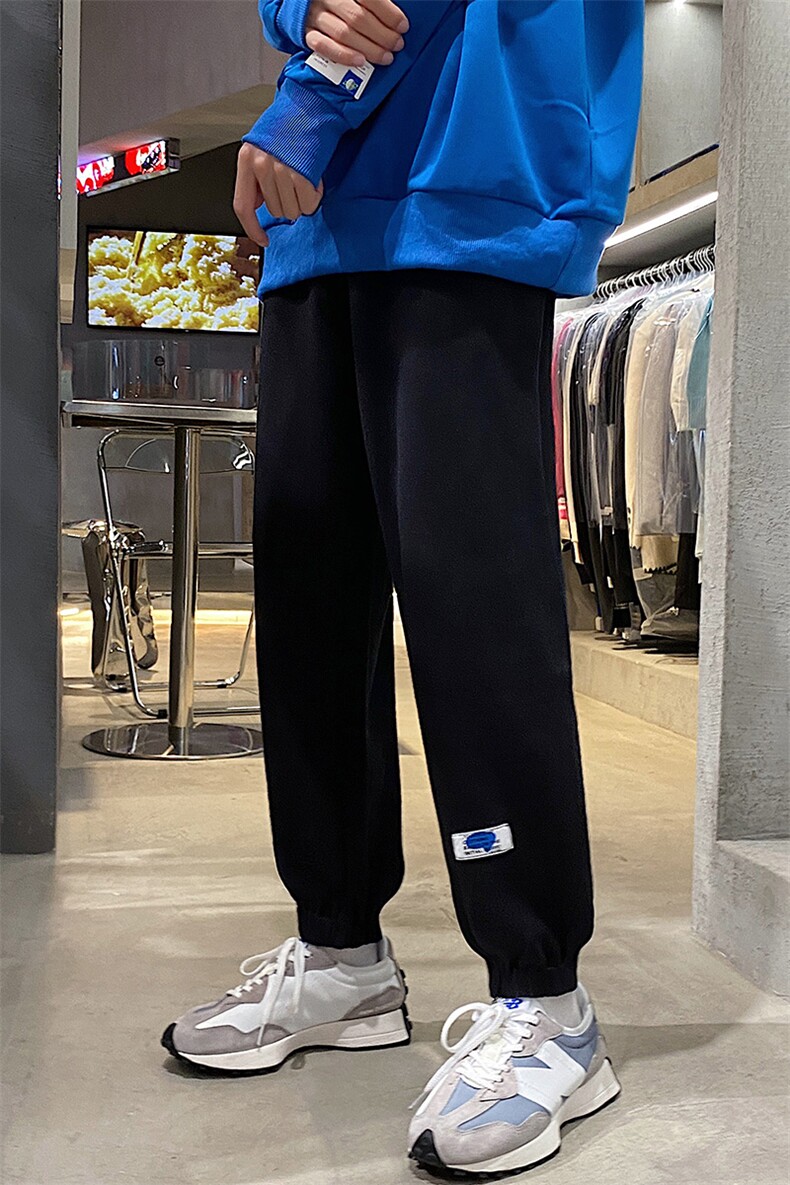 夏季新款潮牌男女宽松百搭束脚长裤卫裤运动裤休闲裤K151-特P60,男装休闲裤,电商A441-1