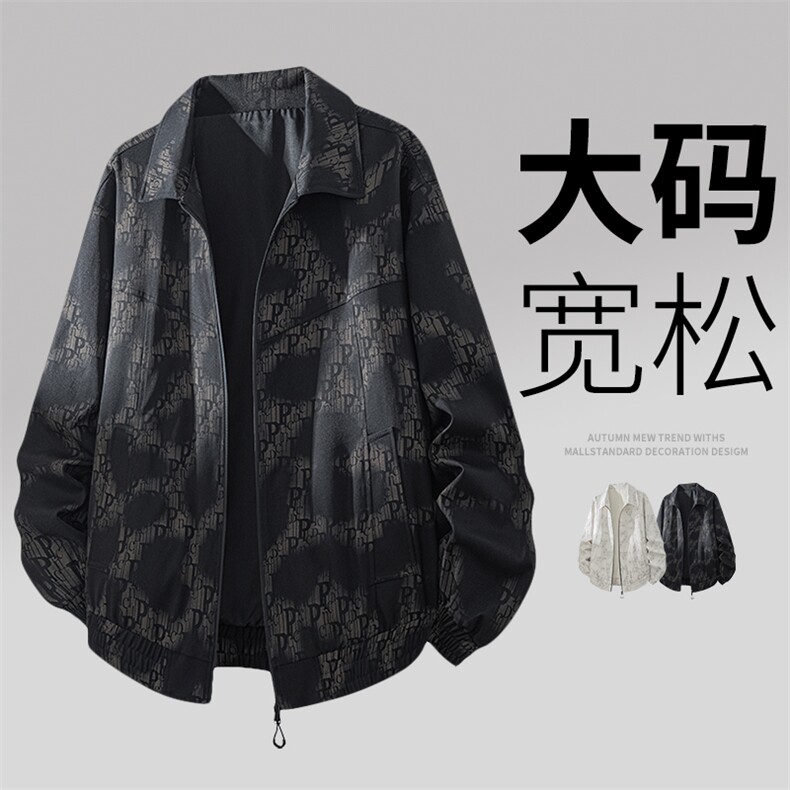 3D大码休闲夹克外套 8565-P70控129大码元图片