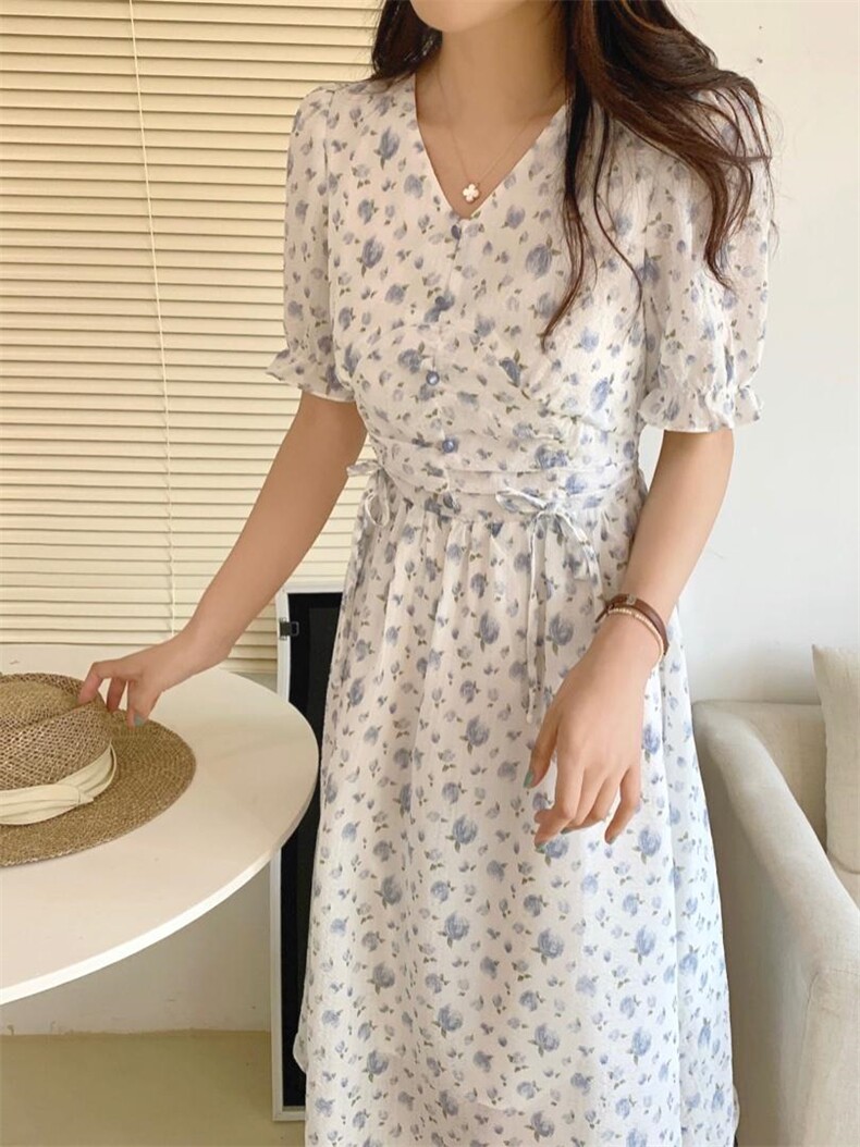 夏季新款连衣裙（现货），女装连衣裙，麦筱萌