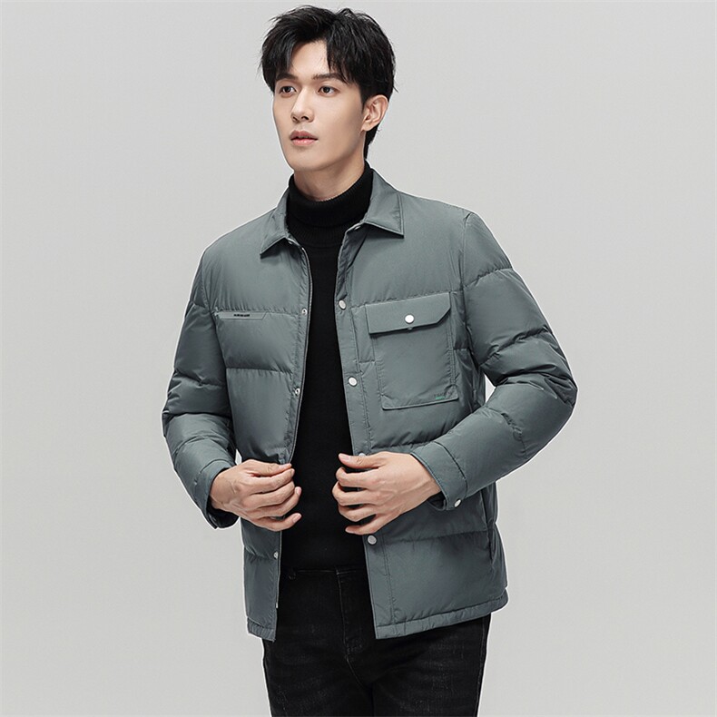 CH8626钱塘2020-2冬季新款商务休闲简约中年男士羽绒服P250,男装羽绒服,钱塘207-2