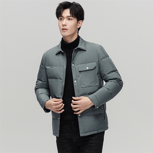 CH8626钱塘2020-2冬季新款商务休闲简约中年男士羽绒服P250图片