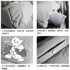 控128加绒面包服男大码羊羔毛棉衣男MY16300-P100，男装棉衣，电商A040A