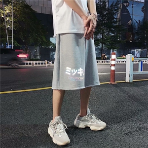 反光休闲短裤男潮流运动学生外穿ins炸街笑脸沙滩五分裤DK86-P28图片