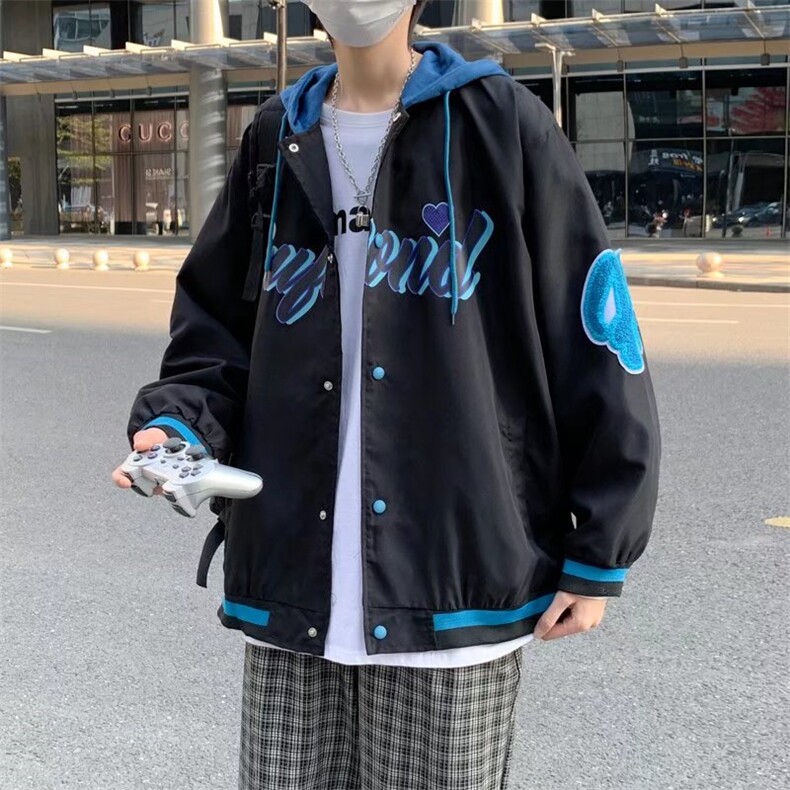 夹克棒球服男士春秋季韩版潮流ins宽松J015P55图片