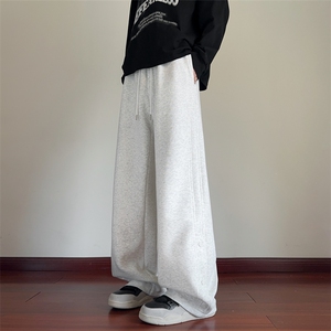 秋季新款休闲裤男宽松直筒裤排扣运动裤卫裤 K7708-特P45 控78图片
