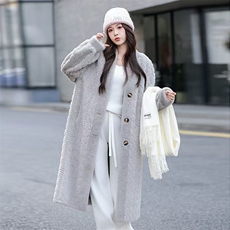 2025年秋季时尚百搭通勤简约休闲开衫麻花大衣，女装毛呢外套，牛米欧羽绒服工厂店