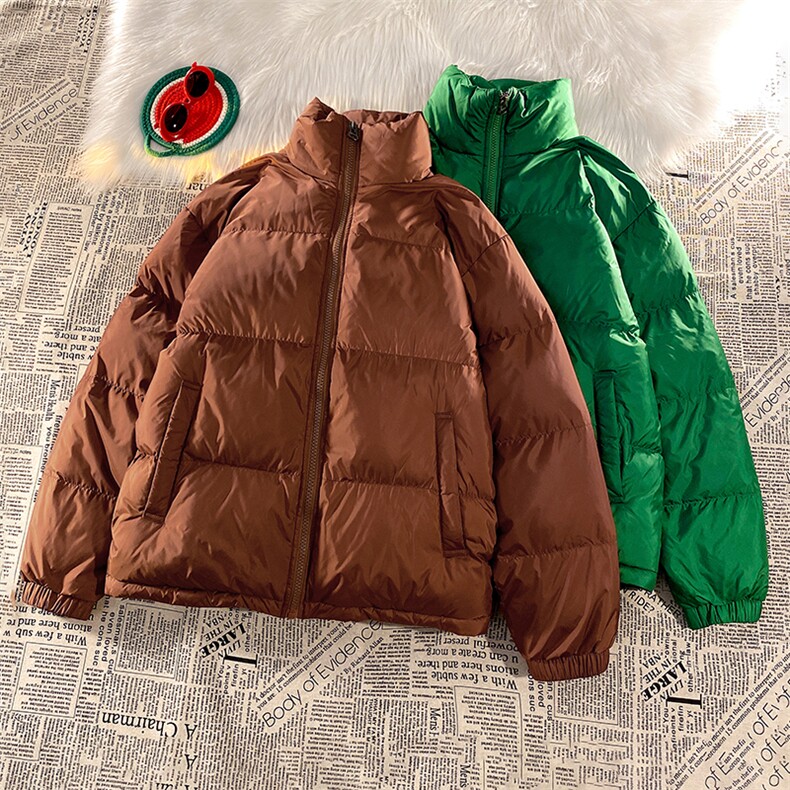 棉服男冬季立领日系简约纯色加厚保暖外套A436-968-P95控价128,男装棉衣,电商A436