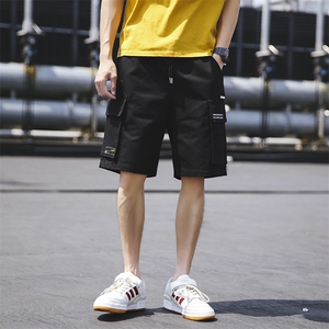 A003-HK7012-P45 夏装新款时尚口袋男士工装短裤 天台1图片