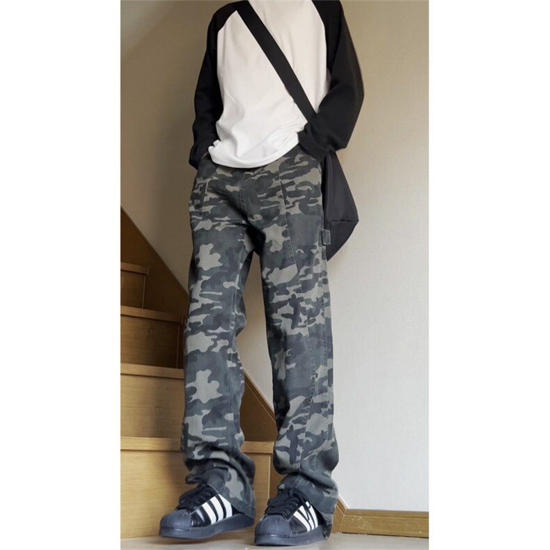 自己拍的视频cleanfit裤子男款b01伐木工装裤迷彩裤MCKZ01-P58图片