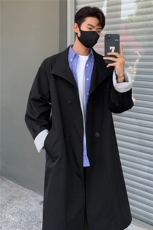 秋冬新款中长款风衣韩版腰带双排扣大衣外套GS9096，男装风衣，星座1206（原A206）