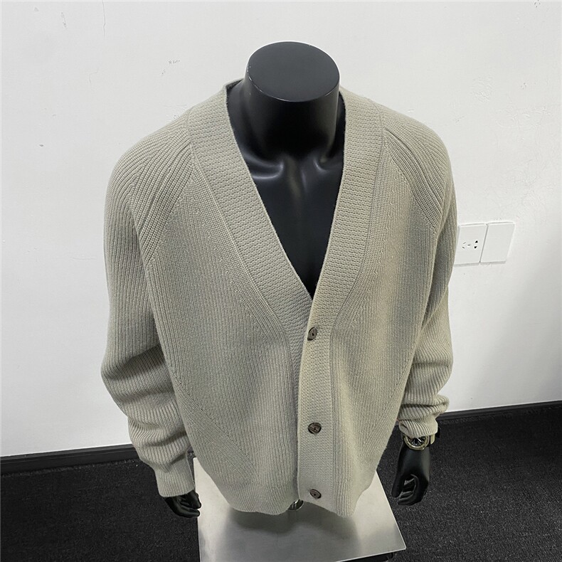 人台假模重磅秋季加厚开衫百搭休闲针织开衫毛衣M612502TP75,男装针织衫/毛衣,电商A247
