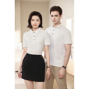 工作服定制LOGO 夏季200克冰丝团服工作服POLO衫 广告衫LS2407P30图片