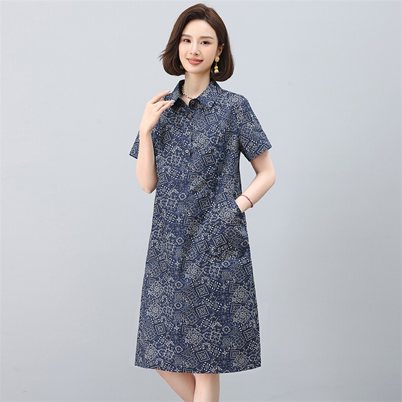 现货纯棉连衣裙,女装连衣裙,韩派