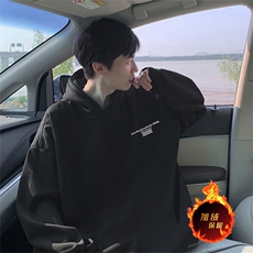 抖音得物供货可提供视频秋冬重磅美式宽松连帽卫衣WKD31，男装卫衣，电商A486