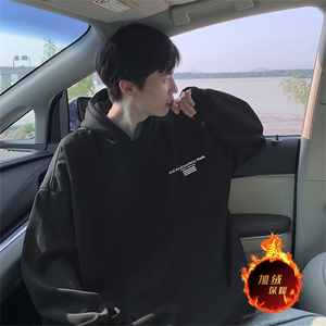 抖音得物供货 可提供视频 秋冬重磅美式宽松连帽卫衣WKD31图片