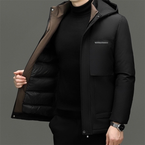 秋冬棉服男士可脱卸帽保暖抗寒休闲户外商务品质棉袄外套男装图片