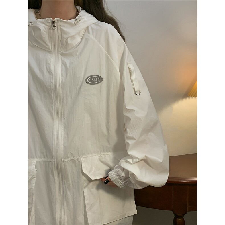 1中性连帽工装大口袋大码M-5XL户外潮牌防晒服男FS77009特P39控78，男装防晒衣，星座226-2