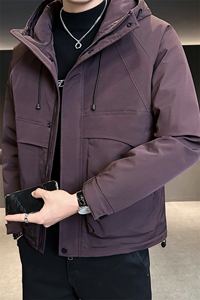 抖音 2025男士秋冬二棉加棉加厚夹克休闲棉服M1125-P120图片