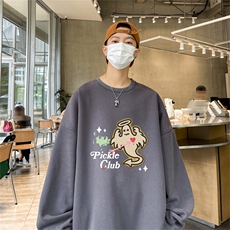 特P25控48秋冬新款男士圆领卫衣宽松休闲日常百搭上衣WQ2442，男装卫衣，电商B370
