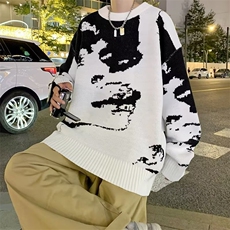 美式圆领毛衣男慵懒风休闲针织衫M149P42，男装针织衫/毛衣，星座1116-2