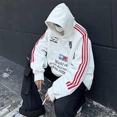 E22P50春秋男女同款新款卫衣男生套头衫时尚宽松打底衫，男装卫衣，星座512-6