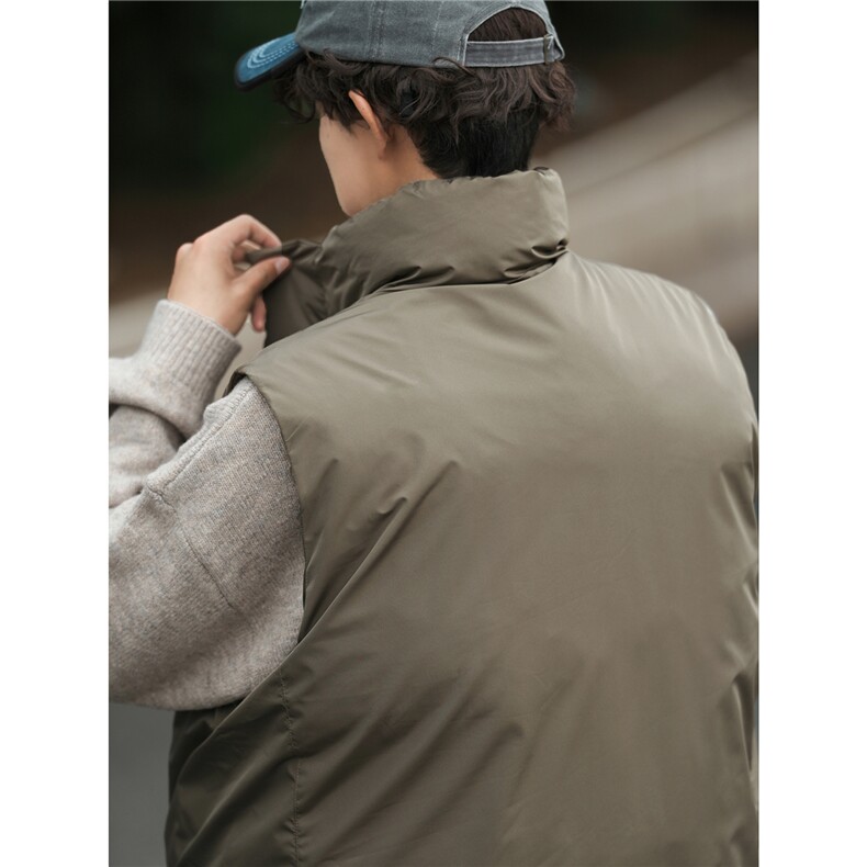立领日系坎肩工装棉衣马甲男女冬季宽松休闲外套MJ090-P115-控148,男装棉衣,星座222-2（原202-8）