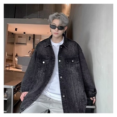 春季款重工原版高品质满天星牛仔夹克外套，男装夹克，星座410-6（原星座1304-1）