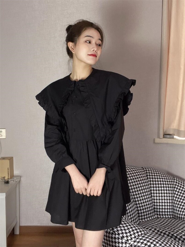 娃娃领裙衫，其它，戈朴