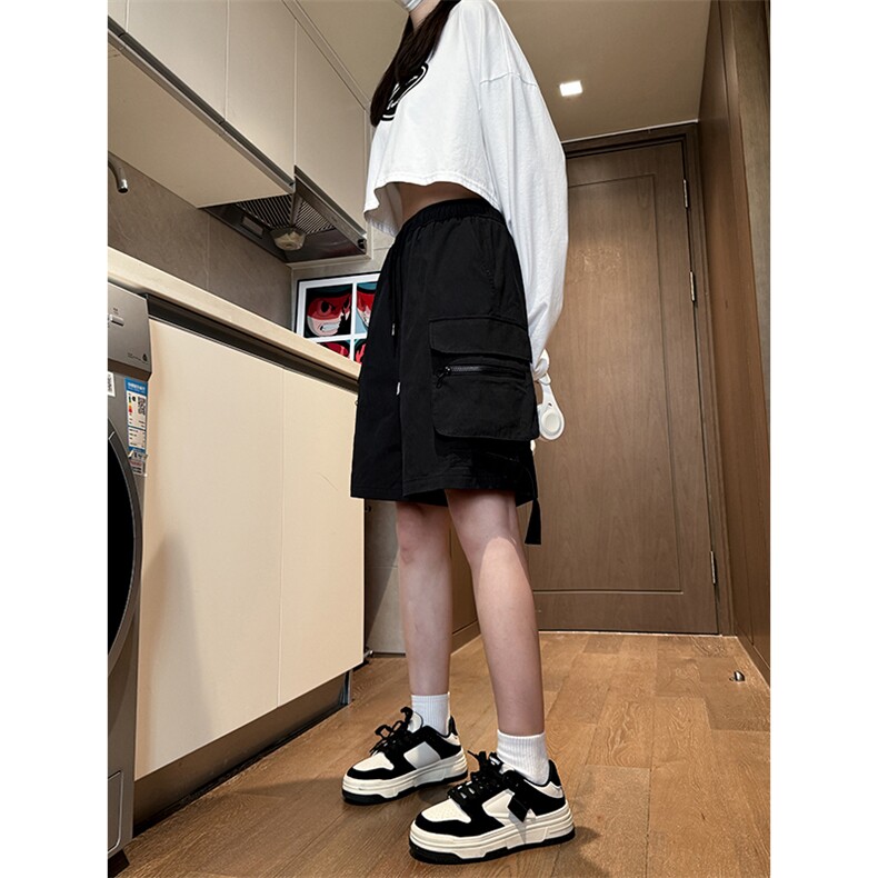 X5476-TP40控价68夏季2024短裤多口袋休闲裤设计感五分工装裤,男装休闲裤,电商A102-1
