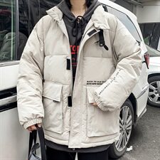 【】A003-HY8005-P130秋冬新款立领大口袋棉衣外套港风2，男装棉衣，电商A003