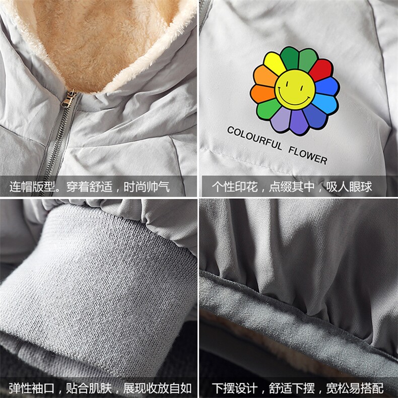 MY16101-P100加厚加绒连帽衣男大码服男面包服男,男装棉衣,电商A040A