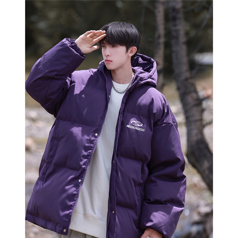 2025冬季新简约印花保暖男棉服外套M2104/P108控139-聚酯纤维,男装棉衣,电商A148