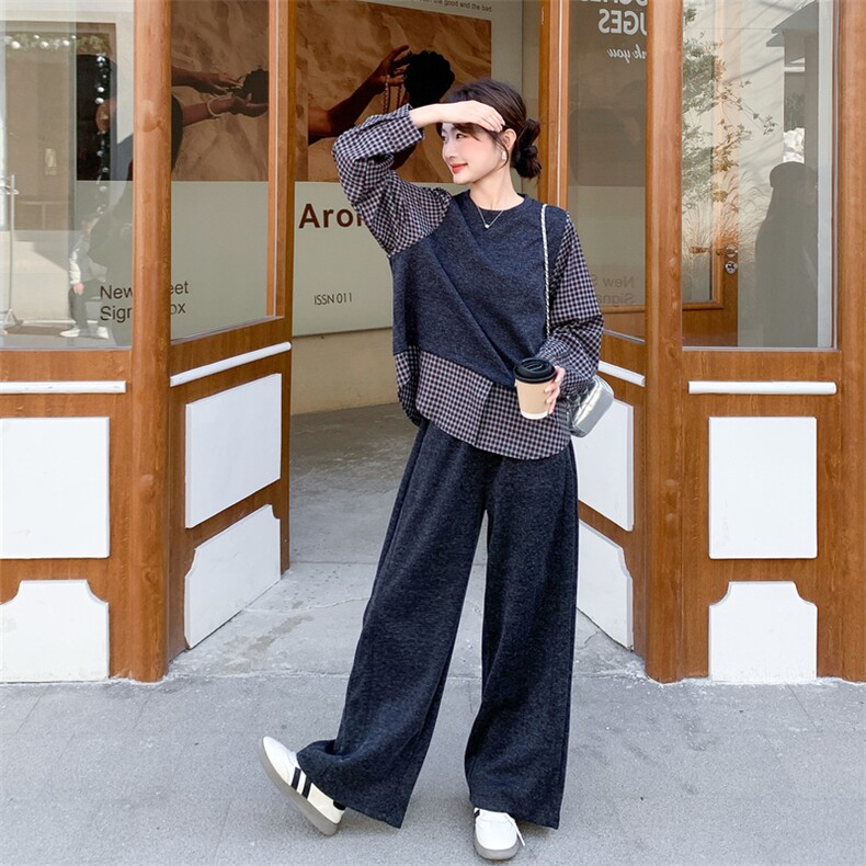已出大货【26春新款】假两件套装2D001-6757-P175-K288,女装套装/套裙,2D001