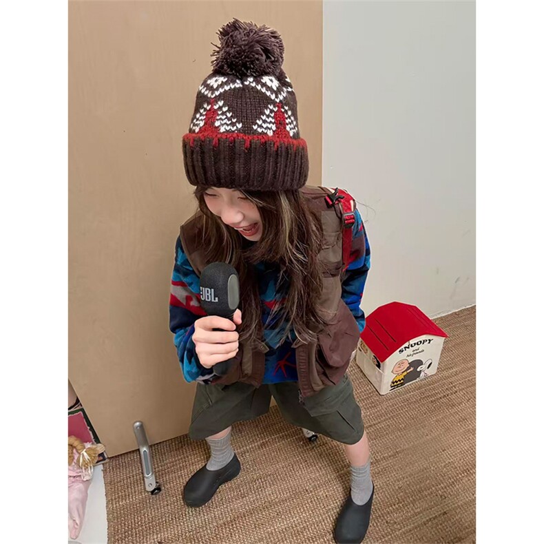 高品 印地安图腾花色古着双面抓绒套头摇粒绒卫衣男女 A1153-P95图片