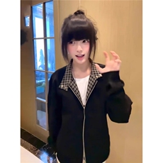 简约美式复古拼接哈灵顿夹克外套潮流流行新款气质WT914-P62，男装夹克，星座208-5