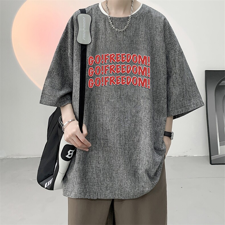 风复古亚麻短袖男棉麻t恤男半袖ZT71338-P35,男装T恤,电商A040