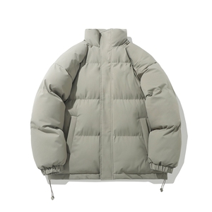 主推！三防面料加绒加厚立领大码棉衣羽绒服男 MY1266-特批68图片