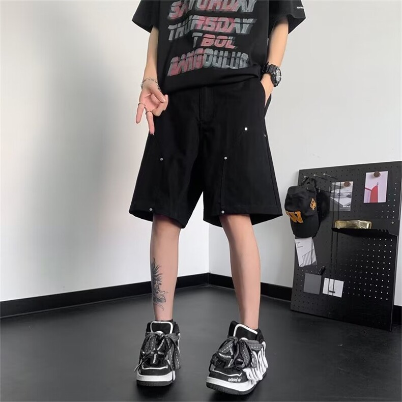 2024年夏季新款休闲短裤男D2231P33,男装牛仔裤,星座1116-2