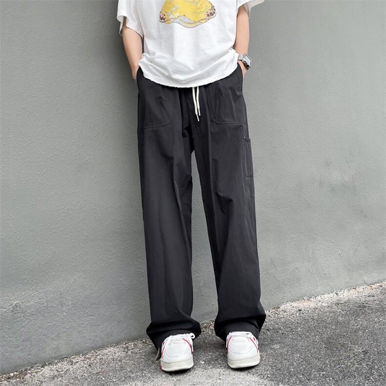 夏季百搭宽松直筒休闲裤美式潮流机能户外工装裤男现货K8068-P40,男装休闲裤,星座512-3