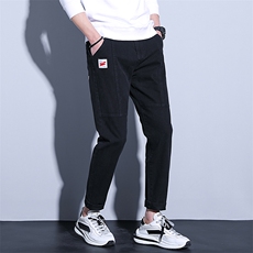 YDL6852男士2023年春季新款弹力休闲裤宽松潮流裤子牛仔裤P70，男装休闲裤，电商B360