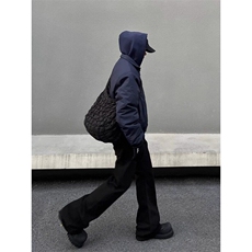 翻领蓝色飞行夹克棉服短款t外套男春秋网图1001-1-JQ102-P75，男装夹克，星座1001-1