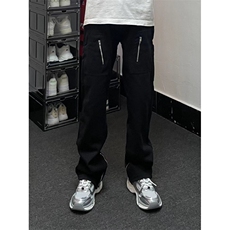 【有货】cleanfit侧边拉链牛仔裤美式vibe风裤子高街KZ9037PP-P50，男装牛仔裤，星座1007（原301D）