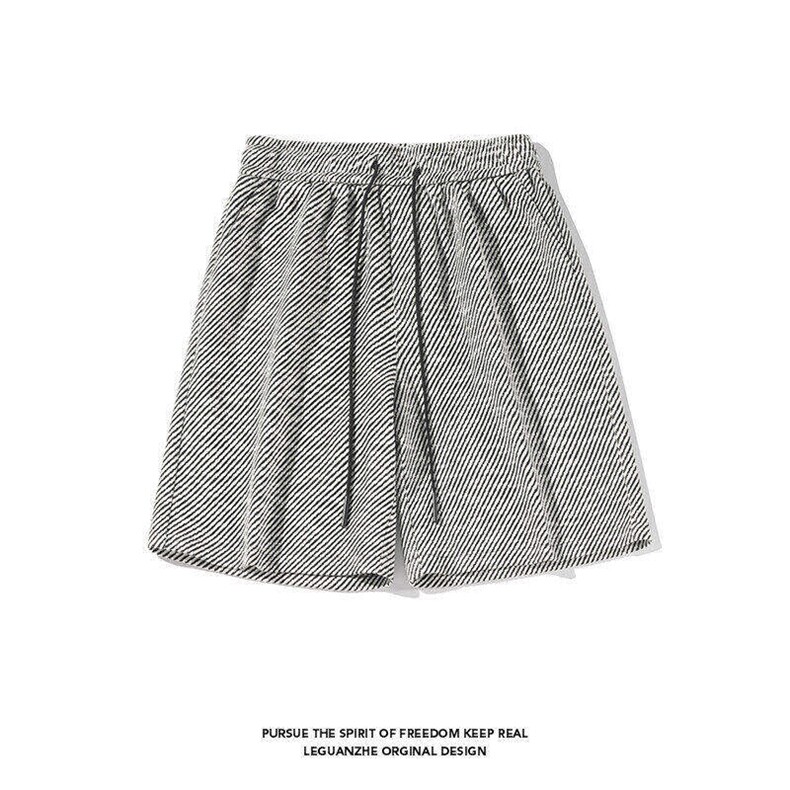 2025HK24188改短夏季新款斑马纹短裤M-5XHK24242-特P30，男装休闲裤，电商A022