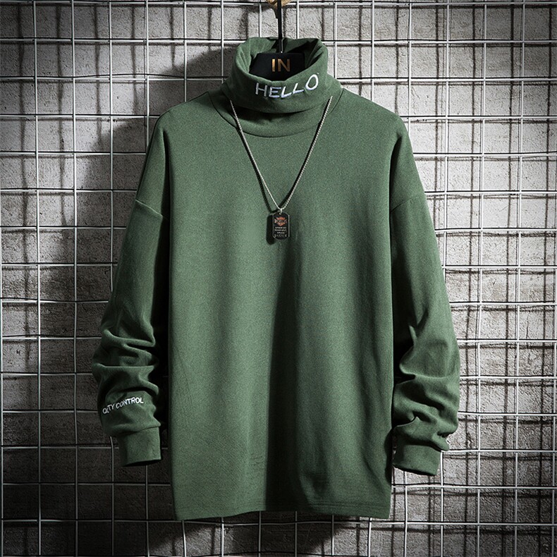 高领加绒卫衣男秋冬刺绣双面绒W213/P30，男装卫衣，星座223（原229-2）