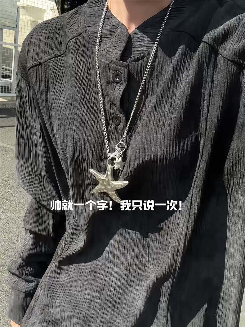 XZ809A/SYR26/P35/控58扎染肌理感设计感polo杉长袖T恤卫衣,男装T恤,星座809A(原222-1)