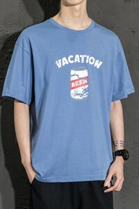 短袖t恤男士衣服宽松圆领半袖潮流纯棉打底衫男2021夏款DS664T图片